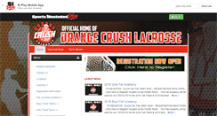Desktop Screenshot of orangecrushlax.com